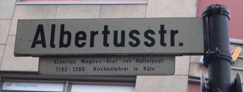 Strassenschild /
Street-sign
