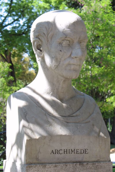 Bueste von Archimedes /
Bust of Archimedes