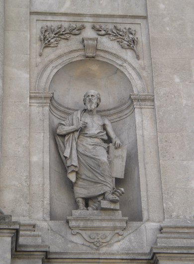 Statue von Archimedes /
Statue of Archimedes