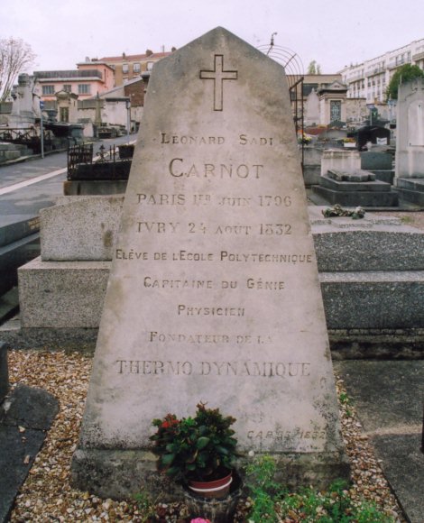 Grab von S. N. L. Carnot /
Grave of S. N. L. Carnot