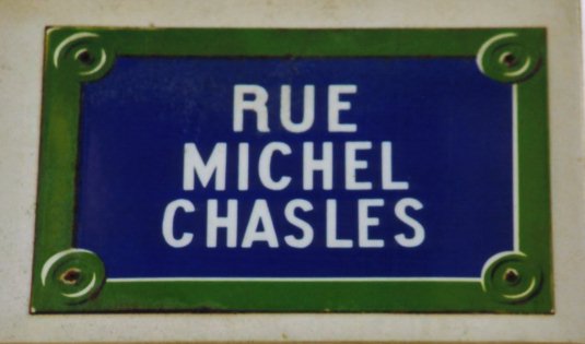 Rue Michel Chasles