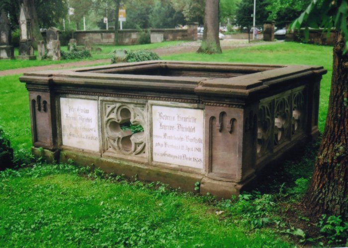 Grab von P. G. L. Dirichlet /
Grave of P. G. L. Dirichlet