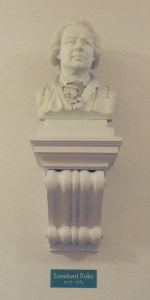 Bueste von L. Euler /
Bust of L. Euler