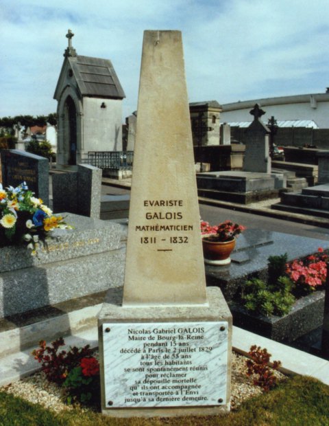 Kenotaph fuer E. Galois /
Cenotaph for E. Galois