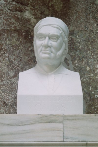 Bueste von C. F. Gauss /
bust of C. F. Gauss