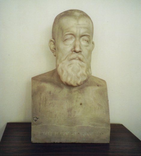 Bueste von F. G. Gauss /
Bust of F. G. Gauss