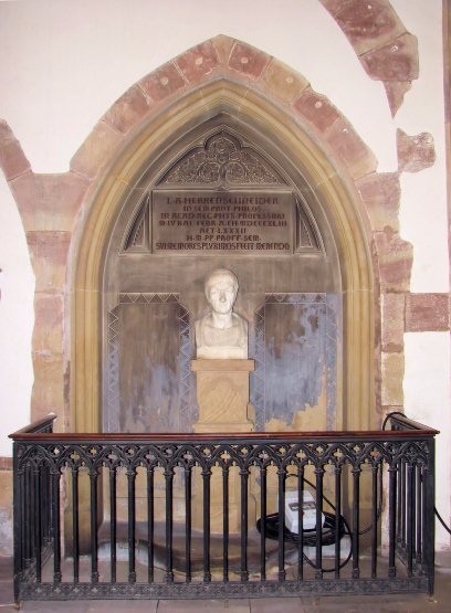 Grab von J. L. A. Herrenschneider /
Burial-place of J. L. A. Herrenschneider