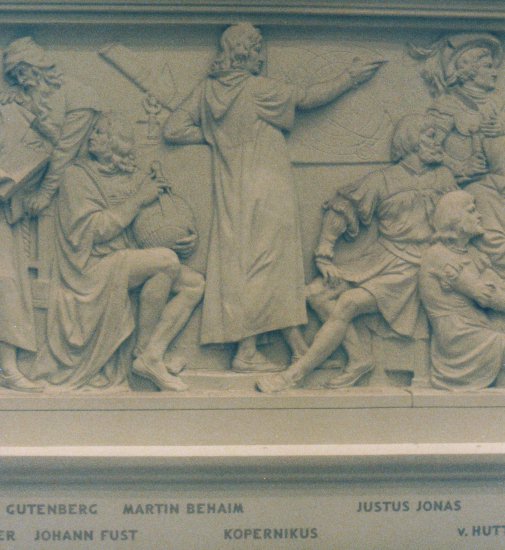 Relief fuer N. Kopernikus /
Relief for N. Kopernikus