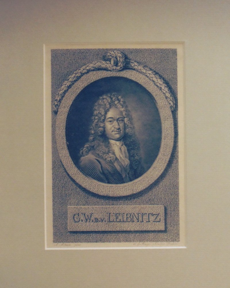 Portraet von G. W. Leibniz /
Portrait of G. W. Leibniz