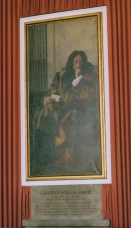 Gemaelde von G. W. Leibniz /
Painting of G. W. Leibniz