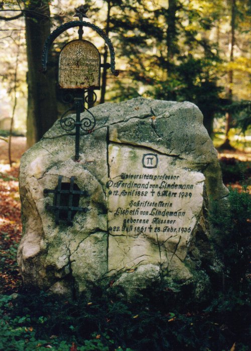 Grab von Ferdinand von Lindemann /
Grave of Ferdinand von Lindemann