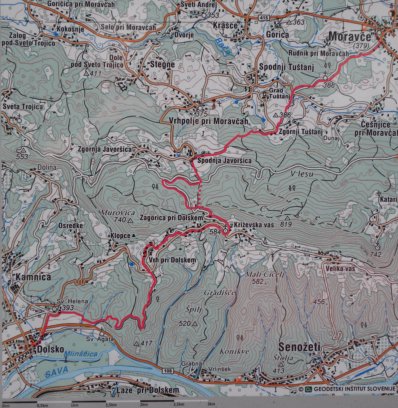 Route des Vega-Wanderwegs /
Route of the Vega Trail