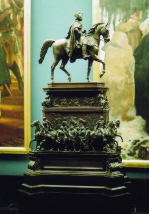Gesamtansicht des Modells in der alten Nationalgalerie / 
General view of the model in the Old National Gallery