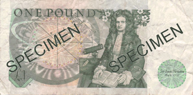 One pound banknote
