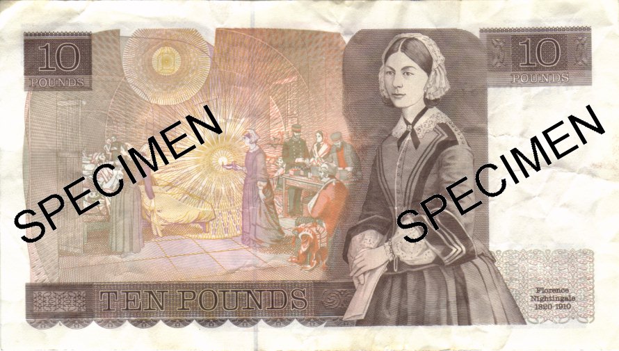 Ten pound banknote