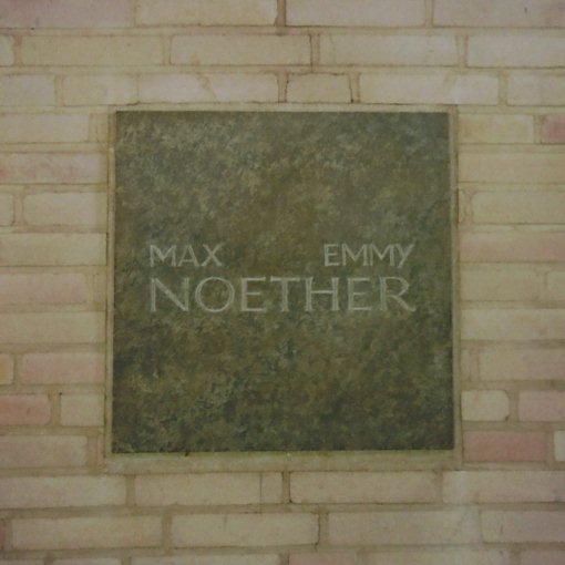 Tafel zu E. und M. Noether /
Plaque for E. and M. Noether