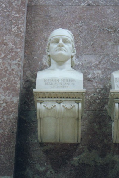 Bueste von Regiomontanus /
bust of Regiomontanus