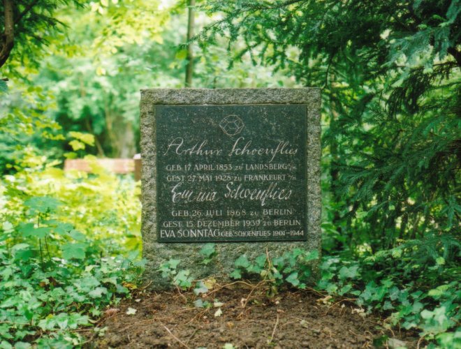 Grab von A. Schoenflies /
Grave of A. Schoenflies