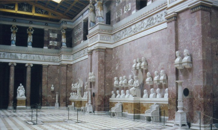 Walhalla, Innenansicht /
Wahalla, interior view