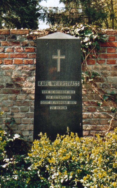 Grab von Karl Weierstrass /
Grave of Karl Weierstrass